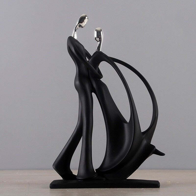 Escultura Decorativa Casal de Dançarinos - Imagem 3