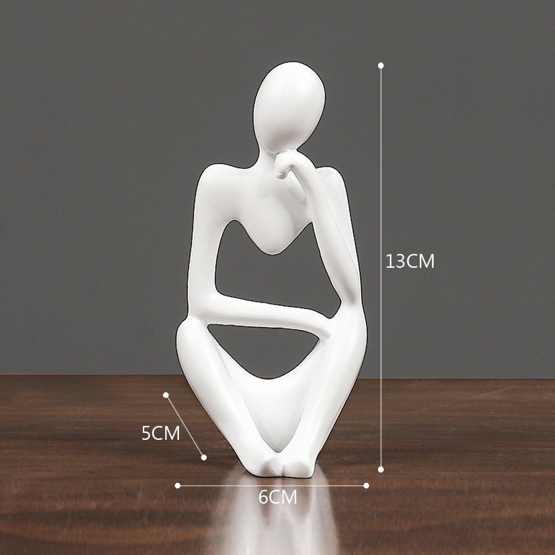 Escultura Decorativa Moderna O pensador - Imagem 10