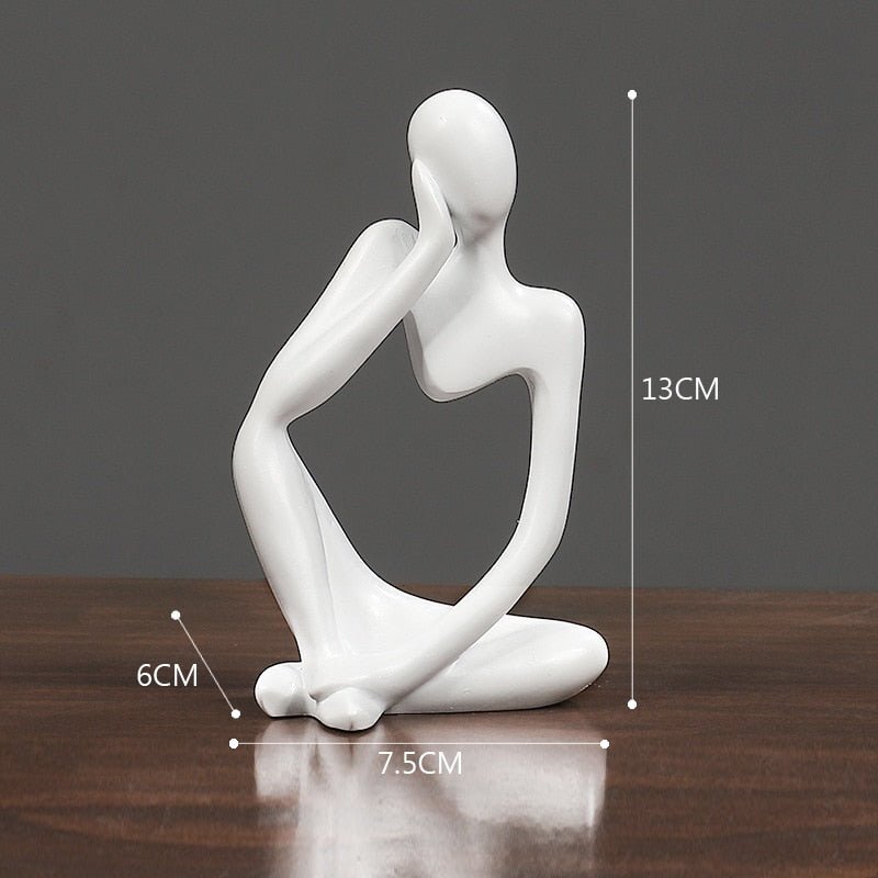 Escultura Decorativa Moderna O pensador - Imagem 6