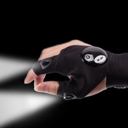 Flash Glove - Luva com Lanterna Led mão direita e mão esquerda - Imagem 2