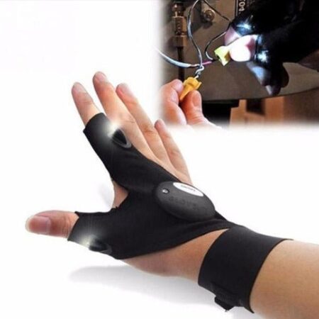 Flash Glove - Luva com Lanterna Led mão direita e mão esquerda - Imagem 6