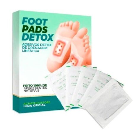 Foot Pads Detox - Adesivos Detox de Drenagem Linfática - Imagem 2