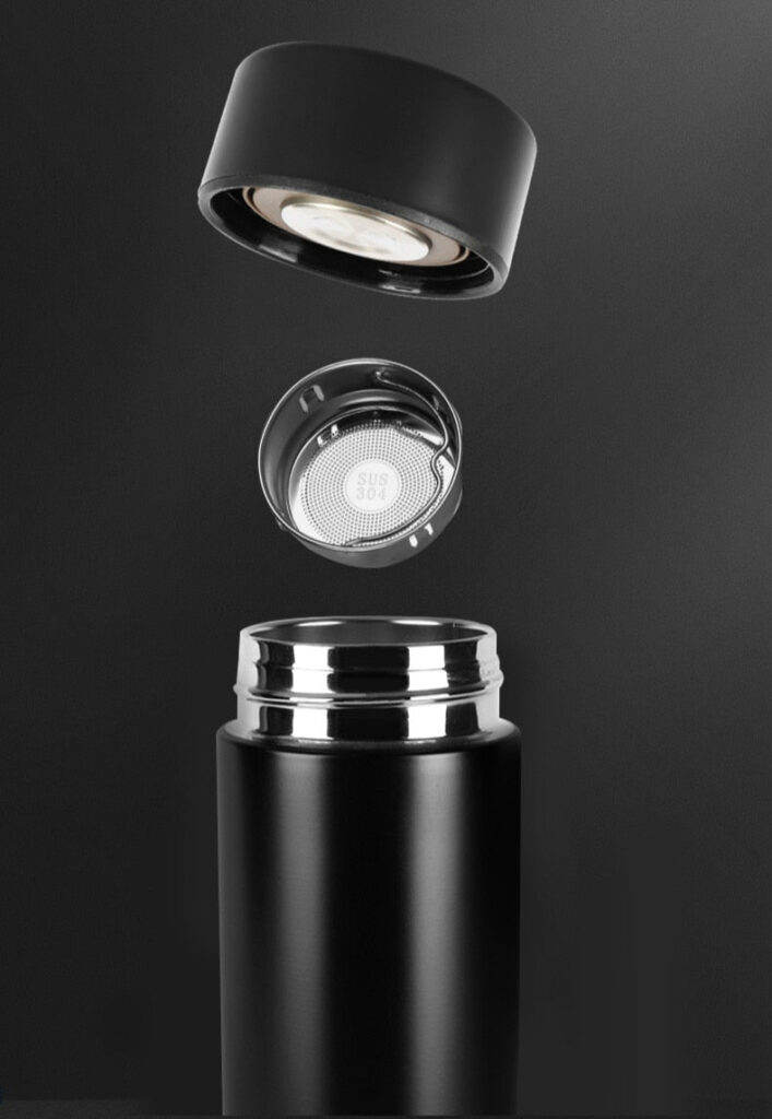 Garrafa Térmica Inox 500ml com Termômetro Led Digital - Imagem 11