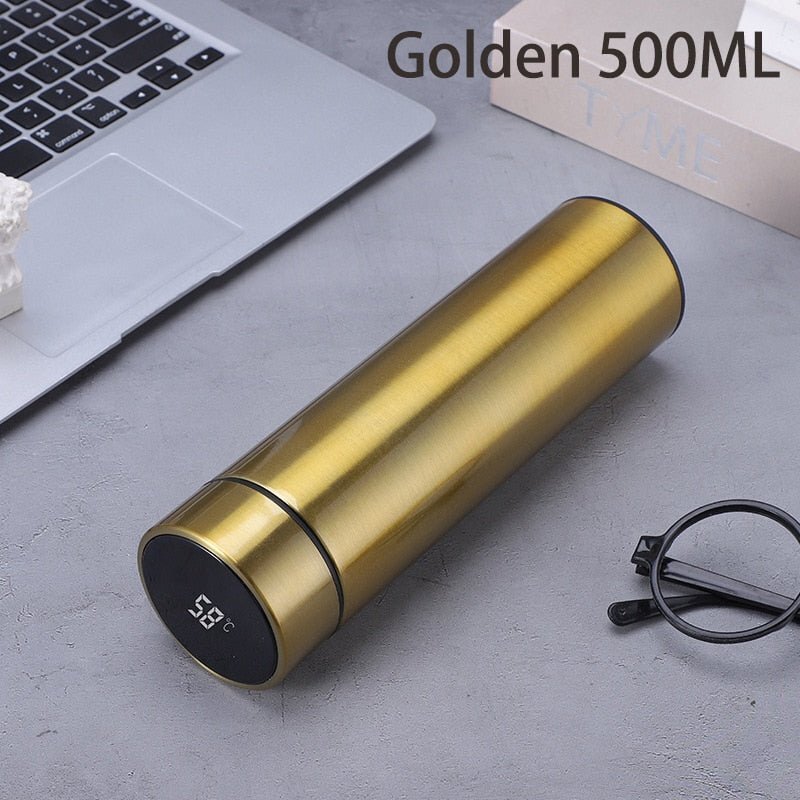 Garrafa Térmica Inox 500ml com Termômetro Led Digital - Imagem 8