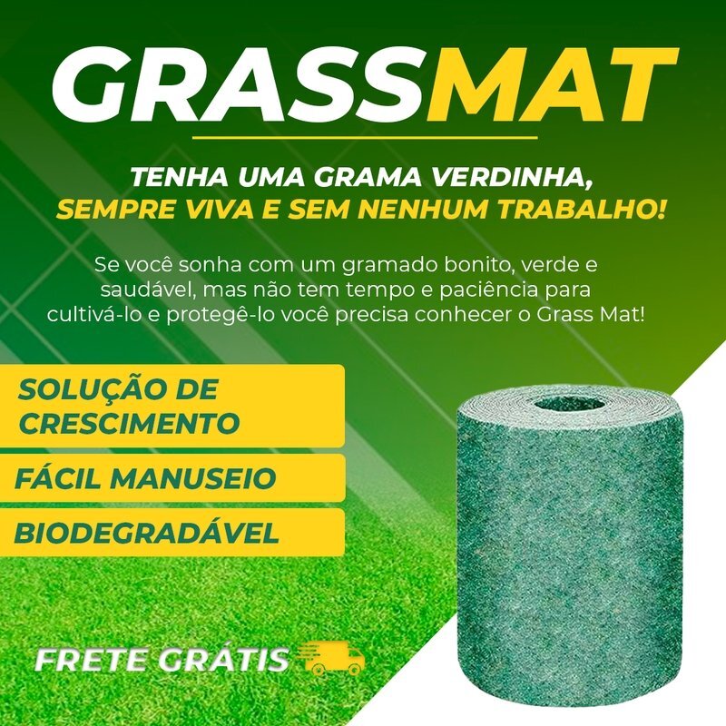 Grass Mat - Tapete de Grama Verdadeira para preenchimento de jardim - Imagem 3