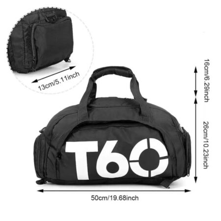Gym Bag T60 - Bolsa Impermeável para Academia e Viagem - Imagem 6