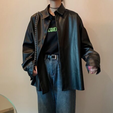 Jaqueta de Couro Feminina Chic - Imagem 6