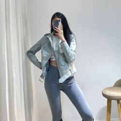 Jaqueta de Couro Feminina Eliza