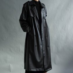 Jaqueta de Couro Feminina Long