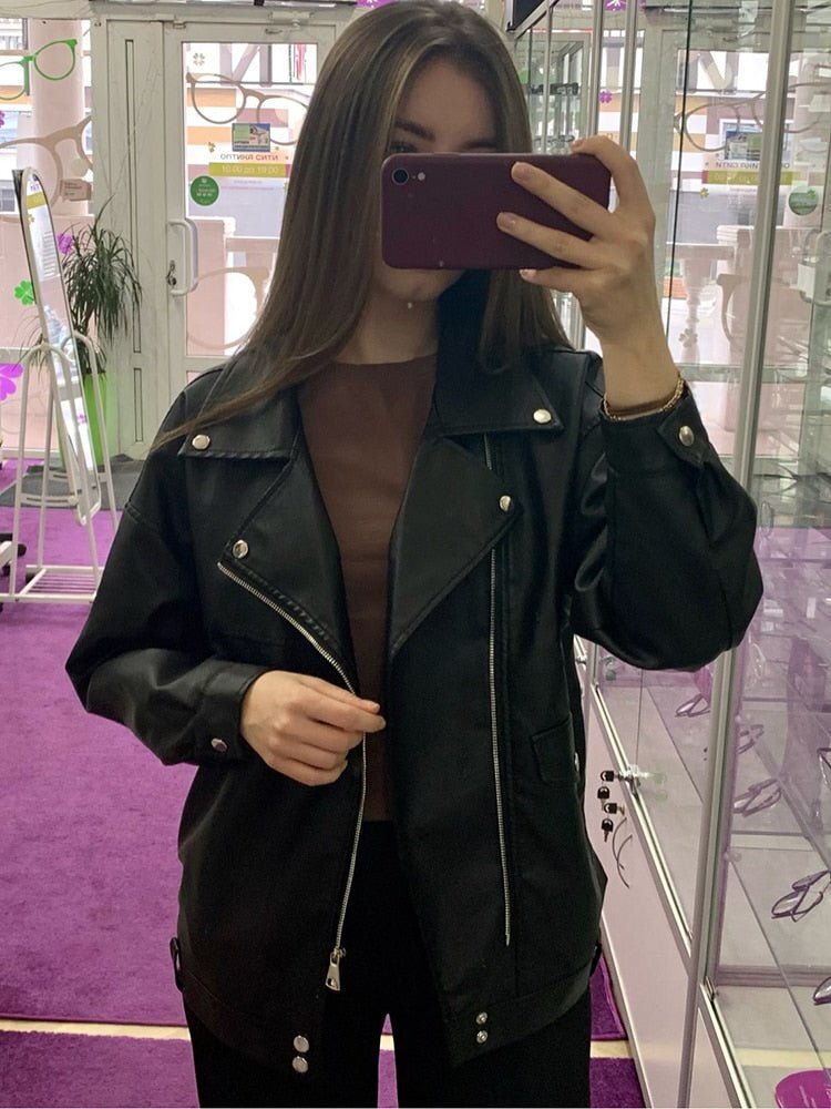 Jaqueta de Couro Feminina Rose - Imagem 5