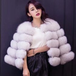Jaqueta de Inverno Feminina Felpuda