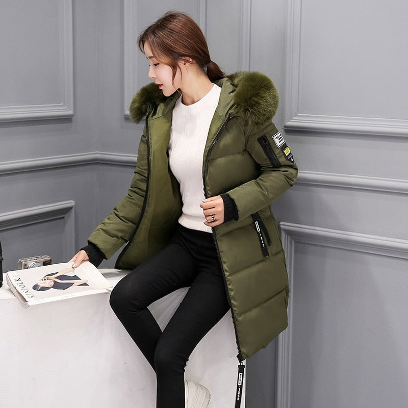 Jaqueta de Inverno Feminina Longa - Imagem 5