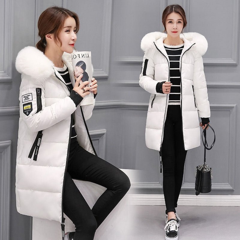 Jaqueta de Inverno Feminina Longa - Imagem 3