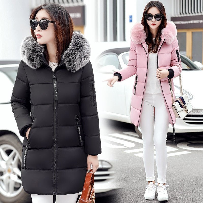 Jaqueta de Inverno Feminina Longa - Imagem 2