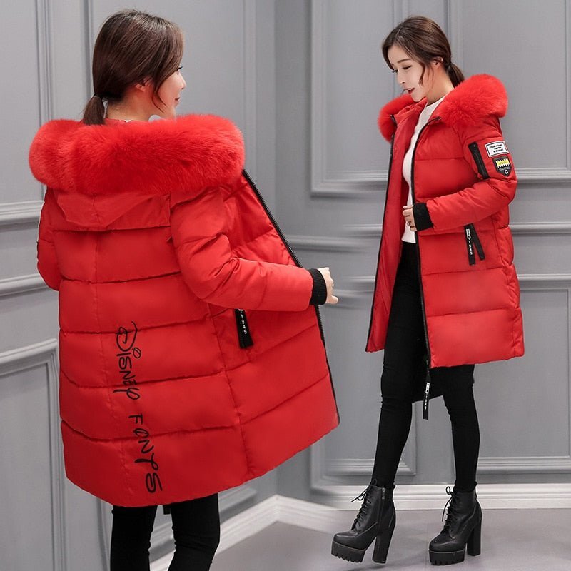 Jaqueta de Inverno Feminina Longa - Imagem 4