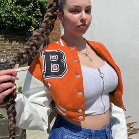 Jaqueta feminina Cropped Baseball - Imagem 2