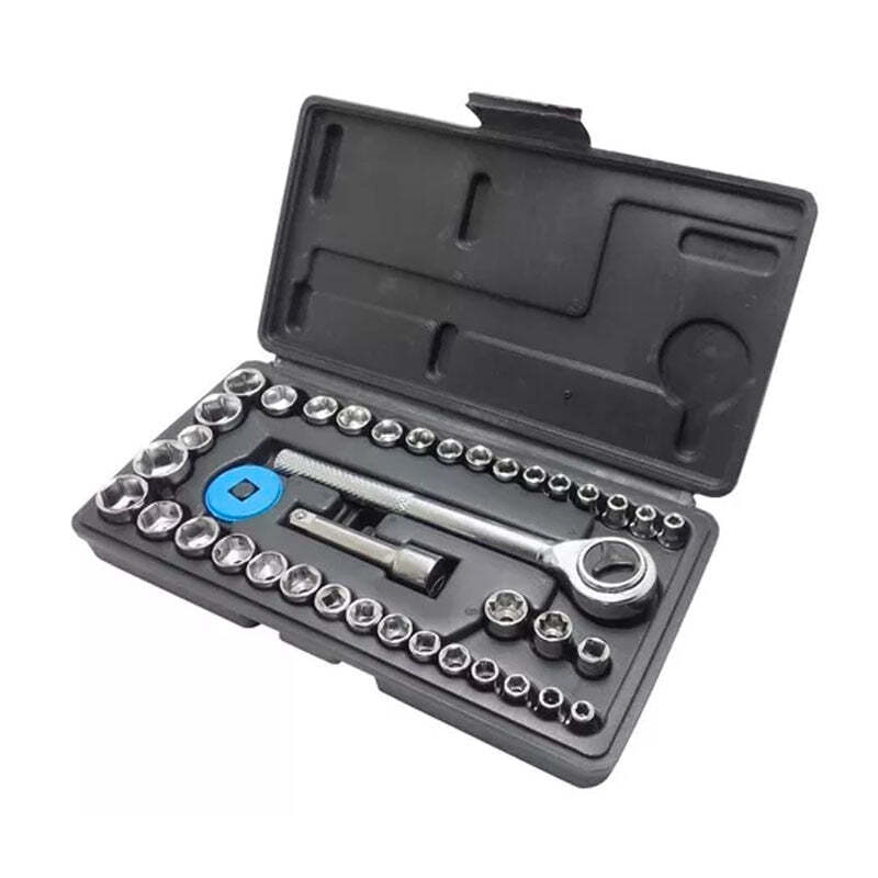 Jogo de Soquete com 40 peças Titanium 1/4-3/8 - Imagem 5