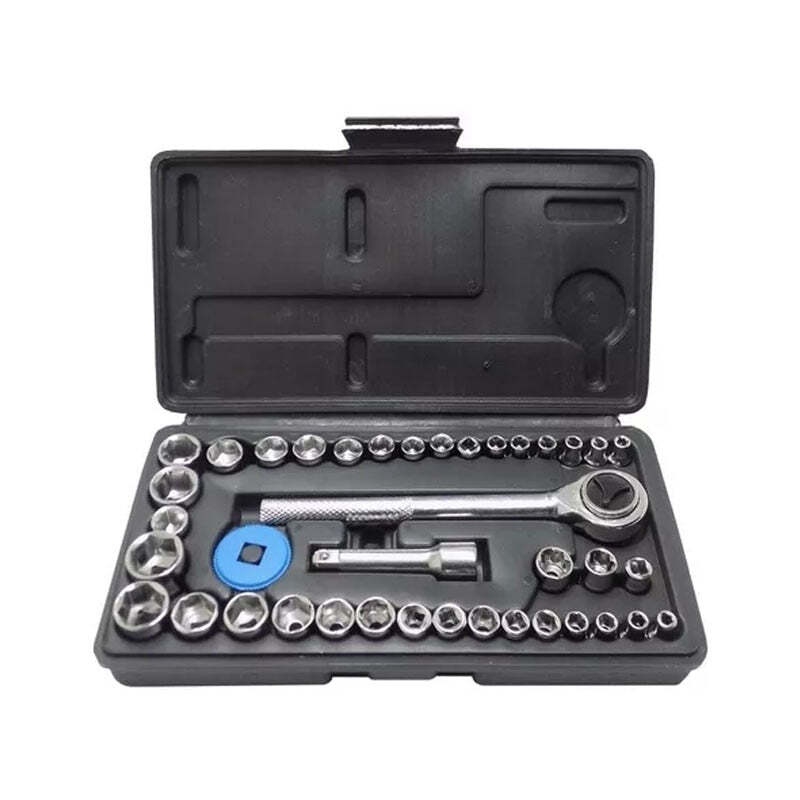 Jogo de Soquete com 40 peças Titanium 1/4-3/8 - Imagem 2