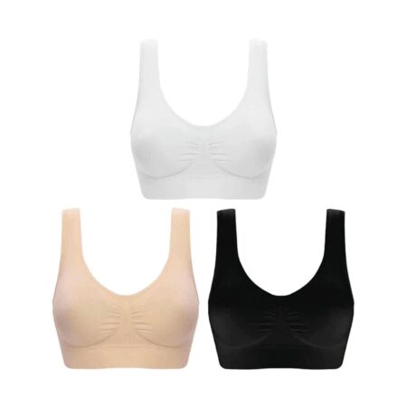 Kit Sutiã sem costura ComfortMax Plus (3 unidades) - Imagem 8