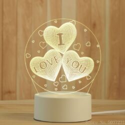 Luminária 3D – Luminárias LED Decorativas 3D
