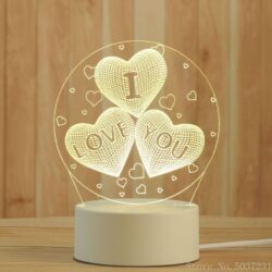 Luminária 3D - Luminárias LED Decorativas 3D