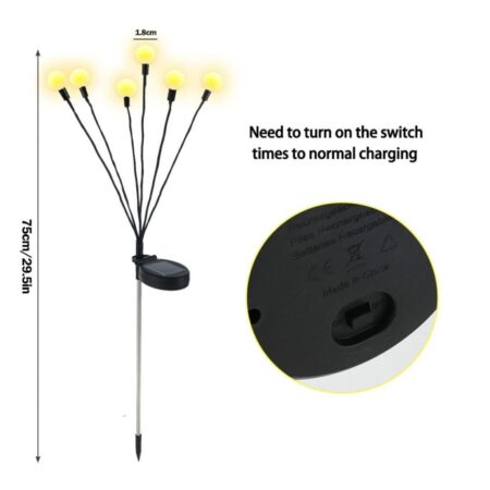 Luz de Jardim FireFly movida a Energia solar - Imagem 10