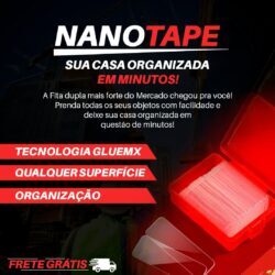 NanoTape – Fita Dupla Face para Decoração de Objetos