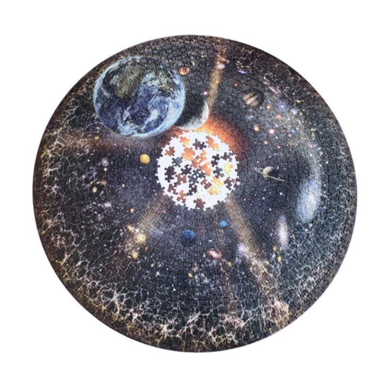 Quebra Cabeça 1000 peças Realístico Lua Cheia - Imagem 8