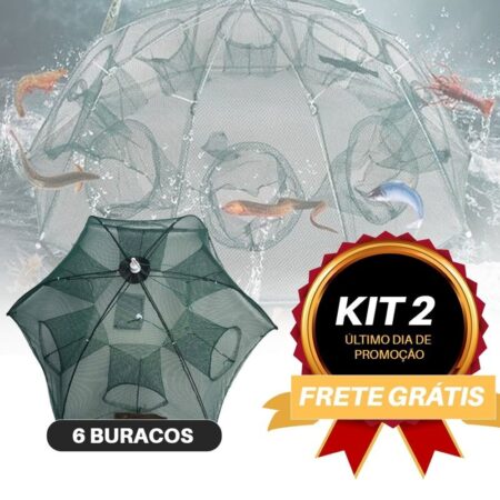Rede Pesca PRO - Rede de Pesca Prática 4, 6 e 8 buracos - Imagem 11