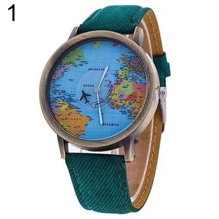 Relógio Global Travel - Relógio mapa Mundial - Imagem 2