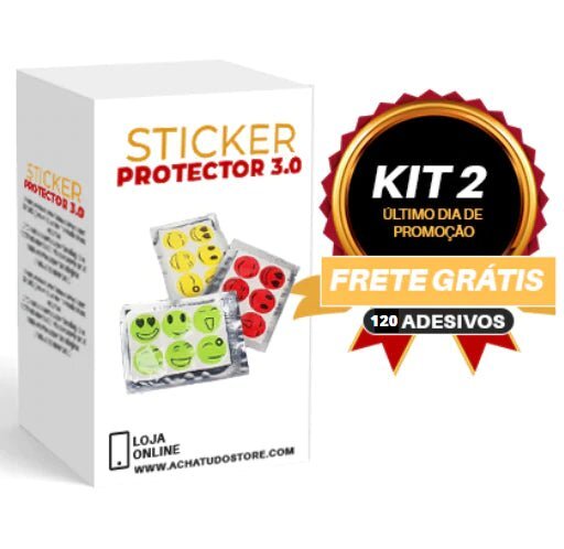 Sticker Protector 3.0 - Adesivo Repelente - PAGUE 200 LEVE 300 UNIDADES! (100 DE BRINDE) - Imagem 8