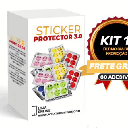 Sticker Protector 3.0 - Adesivo Repelente - PAGUE 200 LEVE 300 UNIDADES! (100 DE BRINDE) - Imagem 9