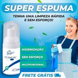 Super Espuma - Espuma para Lavagem à seco de gordura, manchas e sujeira.