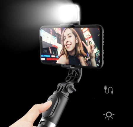 Super Selfie - Bastão de Selfie com Luz e Bluetooth - Image 4