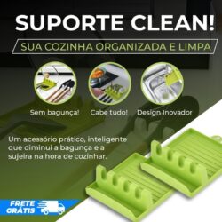 Suporte Clean - Descanso para Utensílios feito de Silicone