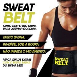 Sweat Belt - Cinto com Efeito Sauna para Queima de Gordura