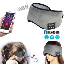 Tapa Olho Máscara Dormir com Fone De Ouvido Bluetooth
