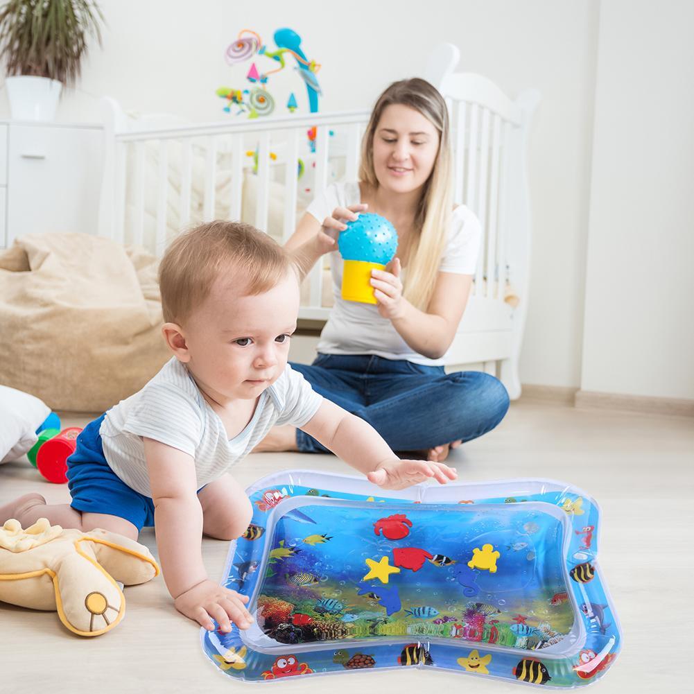 Tapete Baby Water - Tapete Interativo de Água Inflável Para Crianças - Imagem 2