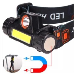 TechLaser - Lanterna de Cabeça para caminhada, camping etc