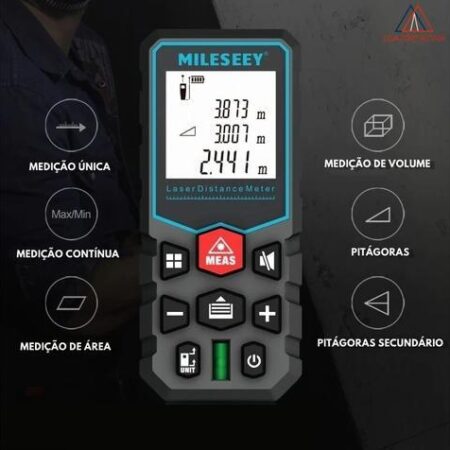 Trena Laser 3.0 - Trena Laser Digital Para Medir Distância - Imagem 6