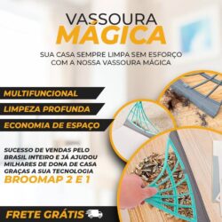 Vassoura Mágica - Vassoura Multifuncional 2 em 1