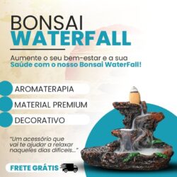 WaterFall Relaxante - Incesário em forma de Montanha Bonsai