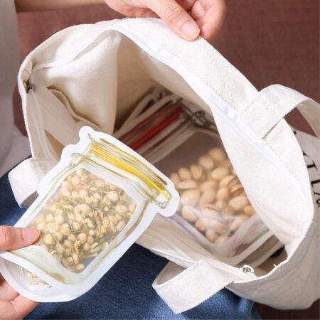 ZipFood - Organizador de Comida, saco de armazenamento reutilizável para comida - Imagem 6
