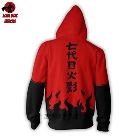 Jaqueta/Blusa/Casaco Naruto Uzumaki Hokage - Image 3