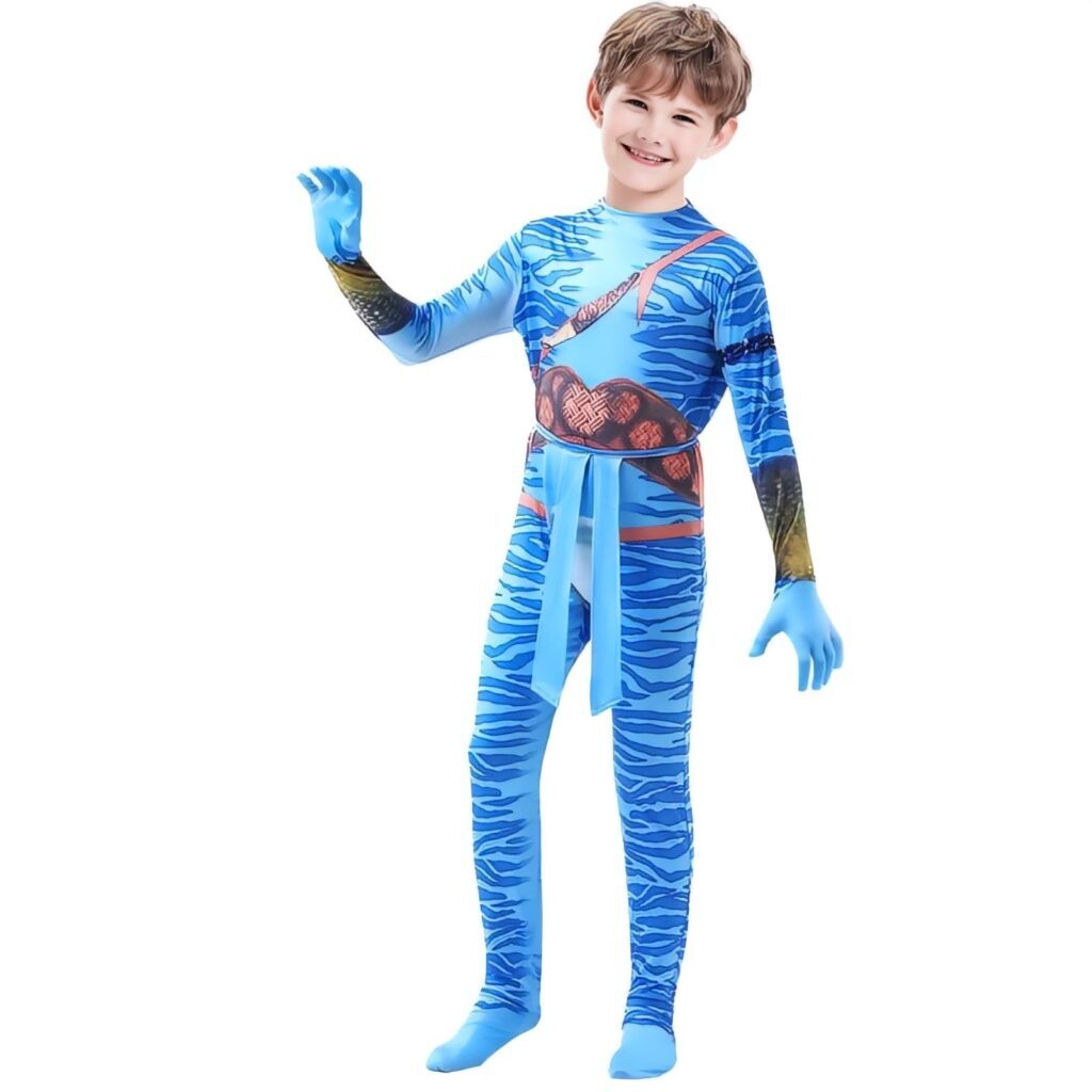 Fantasia Infantil Avatar Filme 2 Cosplay Traje Luxo Crianças