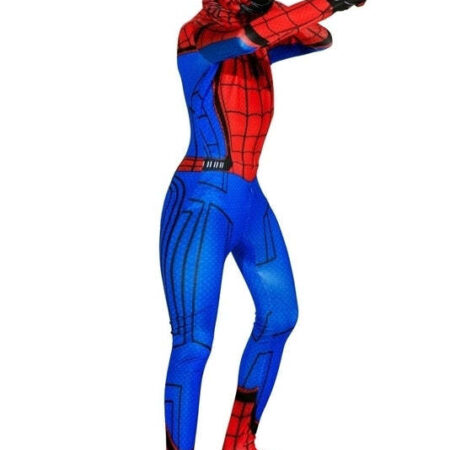 Fantasia Homem Aranha De Volta ao Lar Tom Holland Infantil Traje - Imagem 2