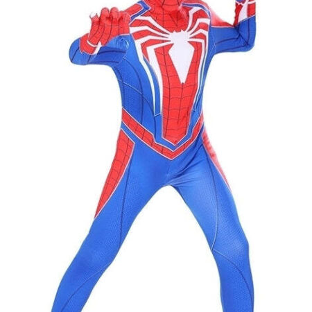 Fantasia Homem Aranha Game Jogo PS4 Xbox Cosplay Heróis Infantil Top - Imagem 2