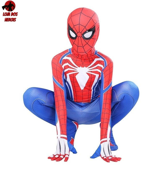 Fantasia Homem Aranha Game Jogo PS4 Xbox Cosplay Heróis Infantil Top - Imagem 4