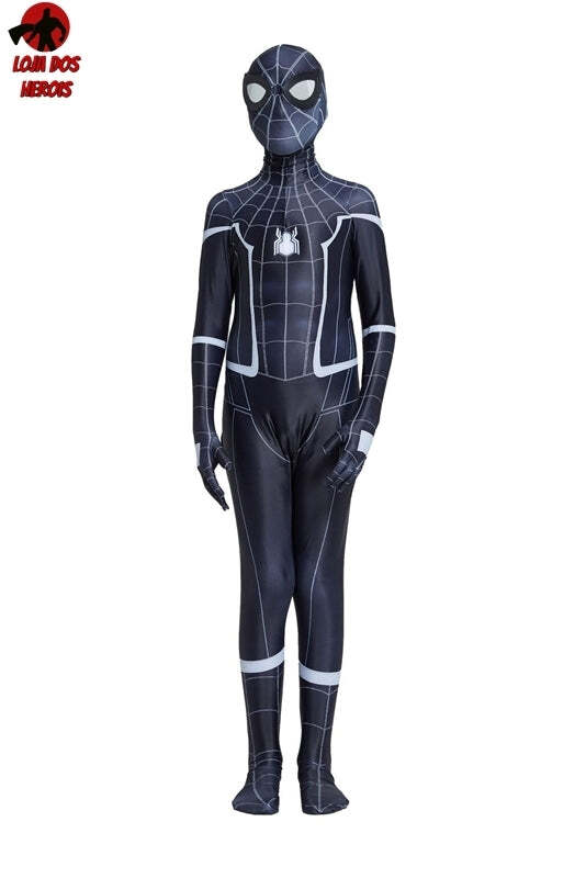 Fantasia Homem Aranha Noturno Venom Tom Holland Cosplay Infantil - Imagem 2