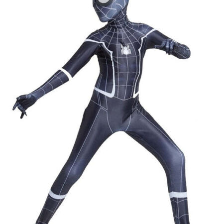 Fantasia Homem Aranha Noturno Venom Tom Holland Cosplay Infantil - Imagem 4